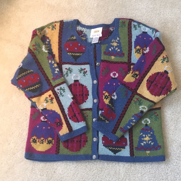 Talbots Sweaters - Talbots Christmas cardigan Sweater